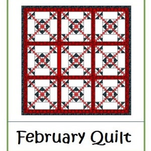 February Quilt Pattern from The Quilt Ladies DIGITAL Download to you in Moments image 5