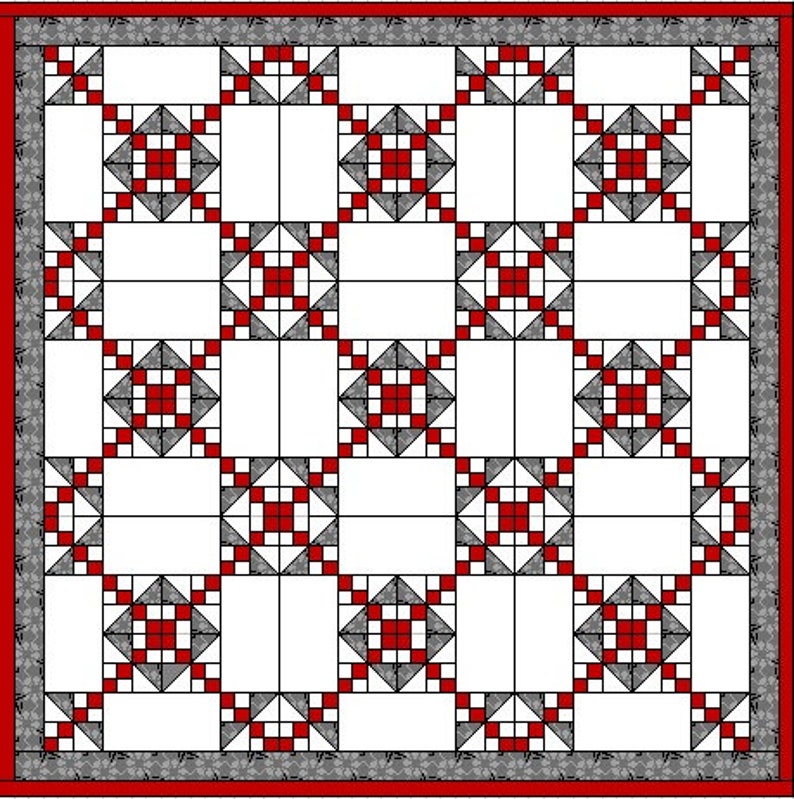 February Quilt Pattern from The Quilt Ladies DIGITAL Download to you in Moments image 3