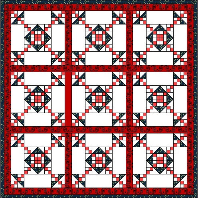 February Quilt Pattern from The Quilt Ladies DIGITAL Download to you in Moments image 4