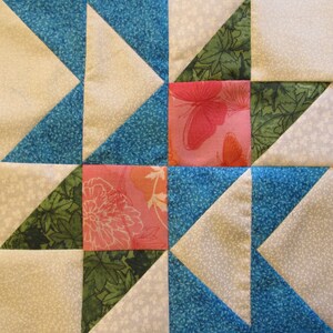 “The Ladies” quilt block sampler pattern book with  68 - Eight by Eight Inch quilt pattern blocks, quilt blocks not too small and not too large. And this quilt pattern is from The Quilt Ladies.