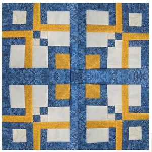 April Quilt Pattern. Take a log cabin quilt and turn is around and back to make this wonderful quilt. Finished quilt measures 46" x 46" and all cutting and sewing directions are given. And it's from The Quilt Ladies.