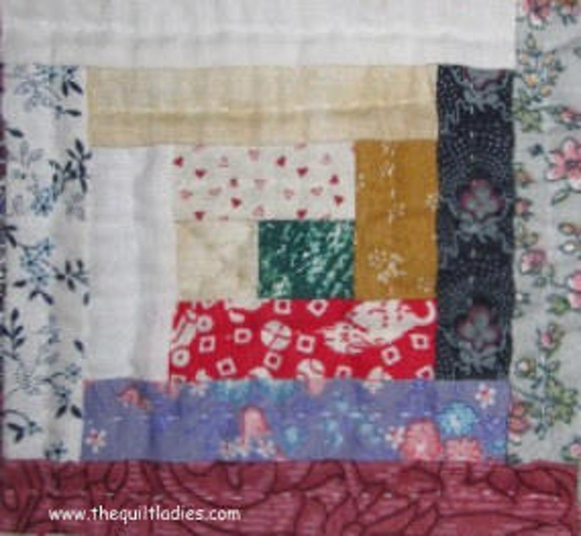 Log Cabin Mini Quilt Pattern PDF to YOU in Moments Etsy