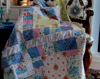 Hankie Quilt aka My Recliner Quilt Pattern Quilt - PDF Downloads to you in Moments