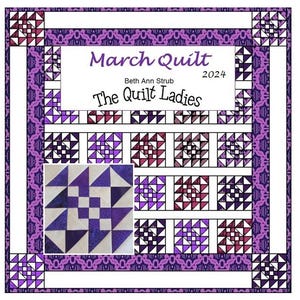 March Quilt Pattern 2024 PDF Digital, Downloads to You in Moments