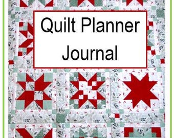 Quilt Planner Journal – Digital Download | 12-Section Quilting Organizer & Keepsake