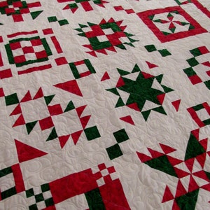 A Holiday Quilt Pattern Book Complete Cutting and Sewing Instructions - PDF Download