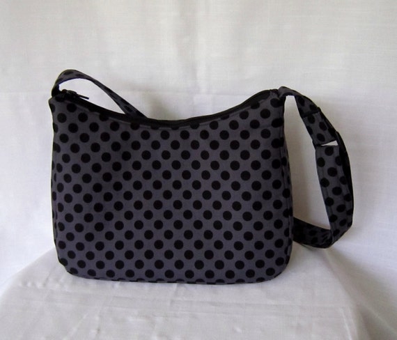 Items similar to The Classic Shoulder Bag Made From Ta Dot Ebony By ...