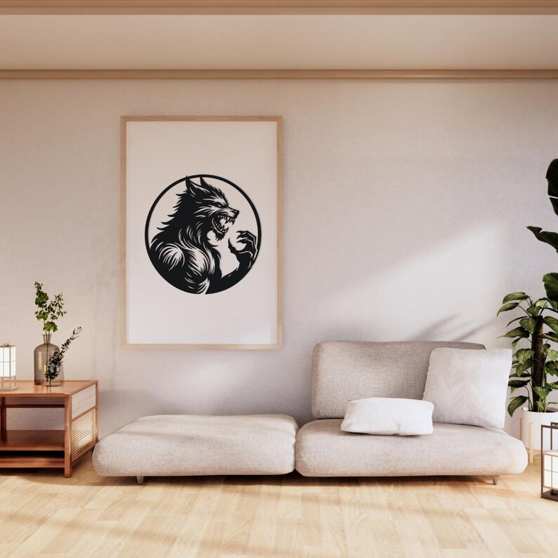 Werewolf, Laser Cut SVG | DXF | Ai File | Metal Art, Wall Art ...