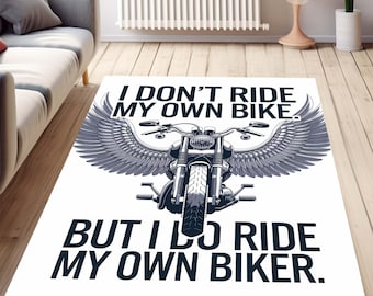 Motorrijderskleed, fietsfans, motorkleed, zwarte motorfiets, mangrotkleed, cadeau voor vrouwen heren motorrijders, gepersonaliseerd motorkleed