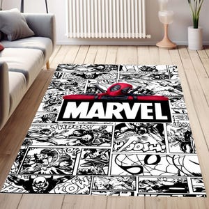 Dywan Spider-Man, dywan Avenger, dywan Super Hero, 347 maj, okładka magazynu, legendarny, fantastyczny dywan, dywan z kreskówek, dywan do pokoju dziecięcego, dywan