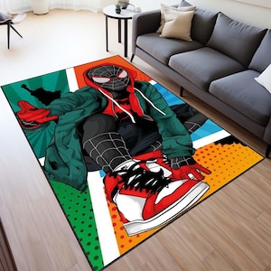 Dywan Spider-Man, dywan Avenger, dywan Super Hero, dywan Venom, 347 maj, okładka magazynu, legendarny, fantastyczny dywan, dywan z kreskówek, dywan do pokoju dziecięcego, dywan