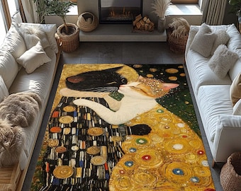Cat Rug, Cat Design Rug, Animal Rug