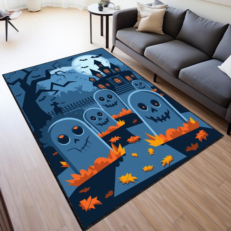 Halloween Rug - Etsy