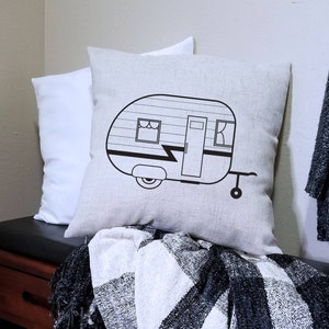 Camper Pillow Cover 18 X 18 image 1