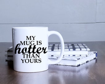 My Mug is Hotter Than Yours Ceramic Coffee Mug