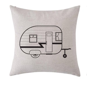 Camper Pillow Cover 18 X 18 image 4