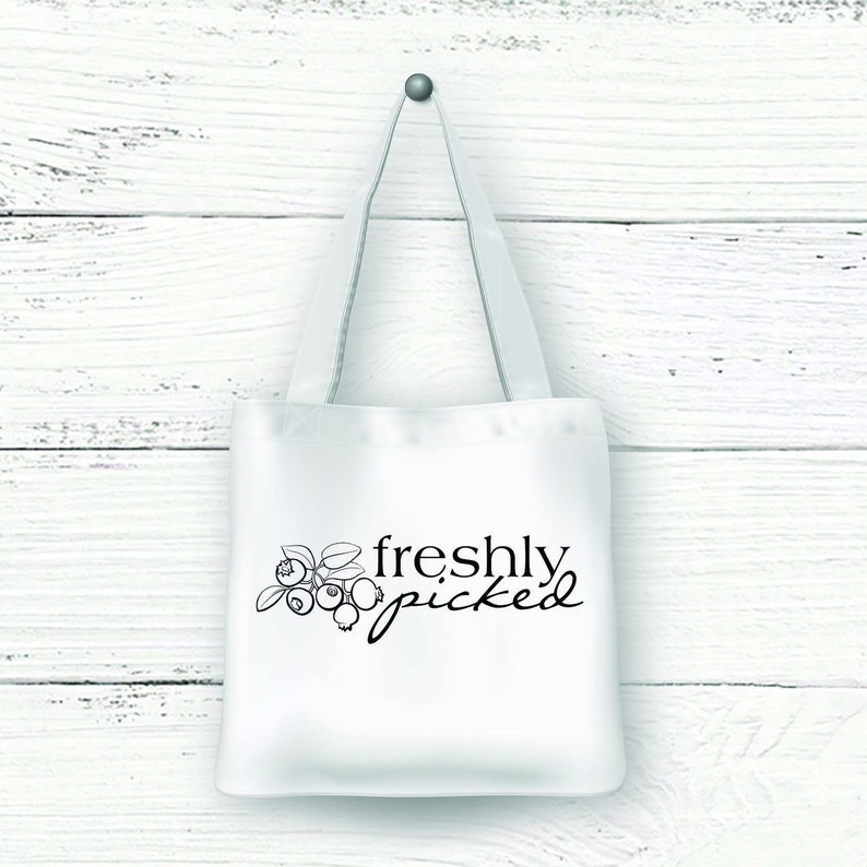 Freshly Picked Tote Bag Reusable Grocery Bag image 2
