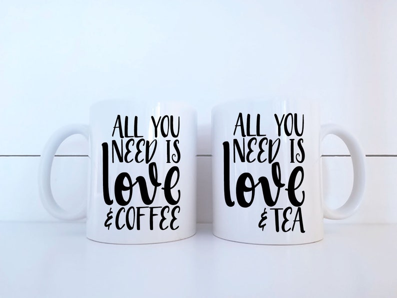 Love and Tea Ceramic 11 ounce Mug image 5