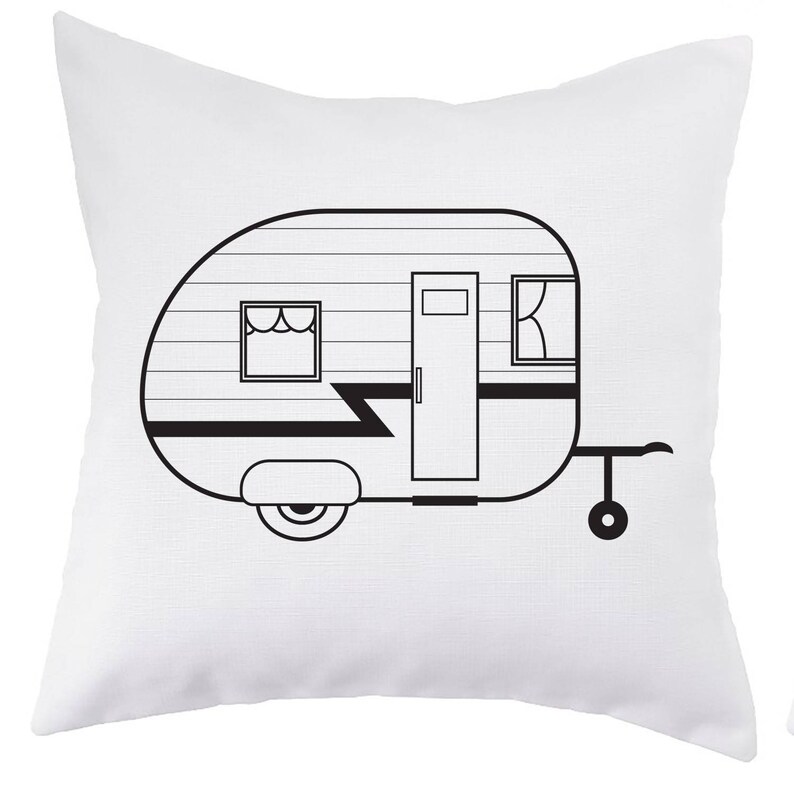 Camper Pillow Cover 18 X 18 image 5