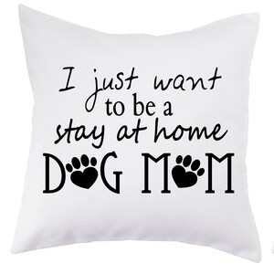 Dog Mom Pillow Cover 18 X 18 image 6