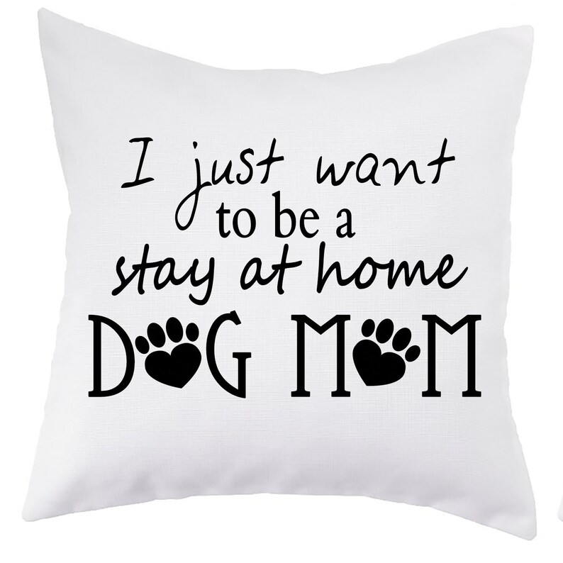 Dog Mom Pillow Cover 18 X 18 image 6