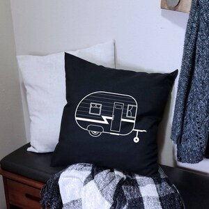 Camper Pillow Cover 18 X 18 image 3