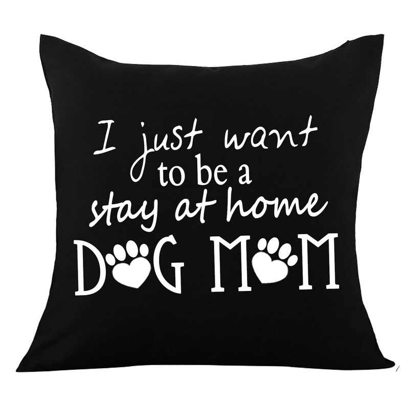 Dog Mom Pillow Cover 18 X 18 image 4