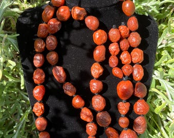 Handmade Alxa Gobi Agate Necklace – Natural Desert Agate Beads