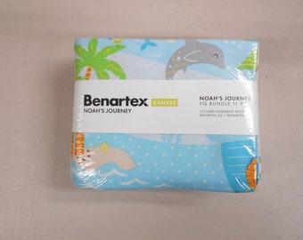 Noah's Journey Whales 12 FQ Bundle Fat quarters (each 18x22)   -FREE Shipping-   by Benartex 100% Cotton NEW Fabric