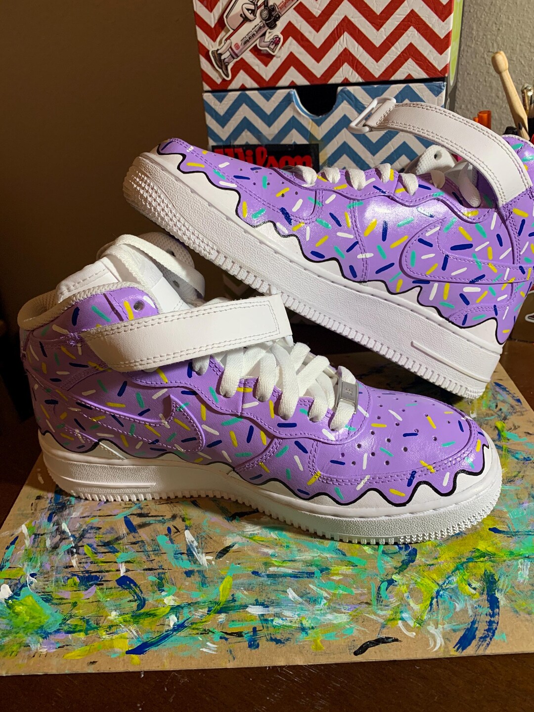 donut drip air force 1
