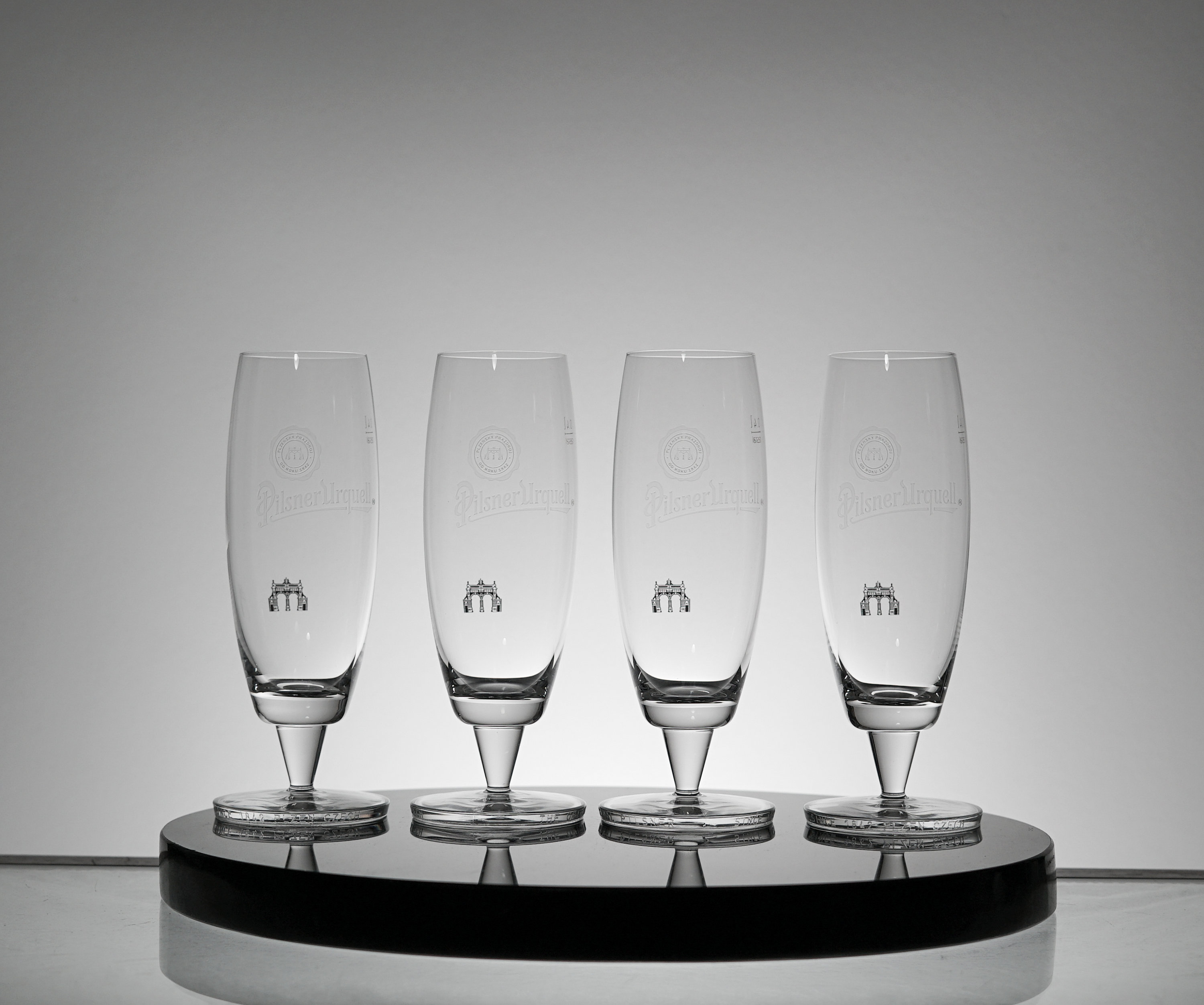 Crystal Glasses, Set of 4 Retro Cocktail Glasses, Tailgate Party