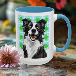 Border Collie Mug 15oz - Pet & Coffee Lovers Gift