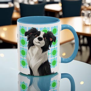 Border Collie Dog Mug Dog Lover Gift for Dog Owner Mug, Mug for Border Collie Owner, Dog Mom Gift Mug, Dog Dad Gift