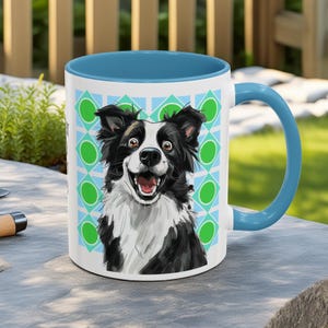 Border Collie Mug, Dog Lover Gift for Dog Owner Mug, Cute Mug for Border Collie Owner, Dog Mom Gift, Dog Dad Gift