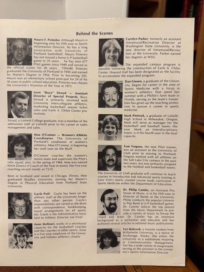 Portland Pilots Basketball Team Portland Pilots Basketball Team