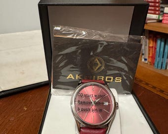 AKRIBOS AK531RG Womens watch Akribos XXIV AK531RG Day/date/24-hr Ladies Bracelet Watch - Etsy main image 3