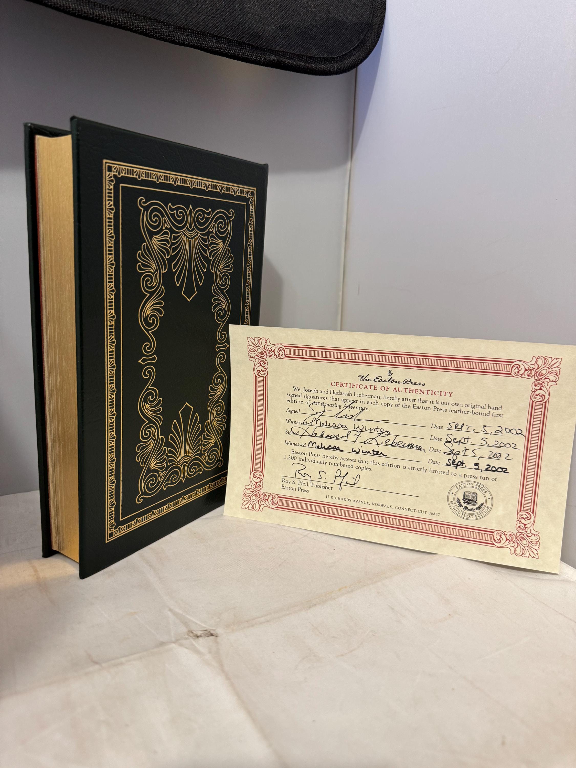An Amazing Adventure - Joseph and Hadasah Lieberman - Easton Press