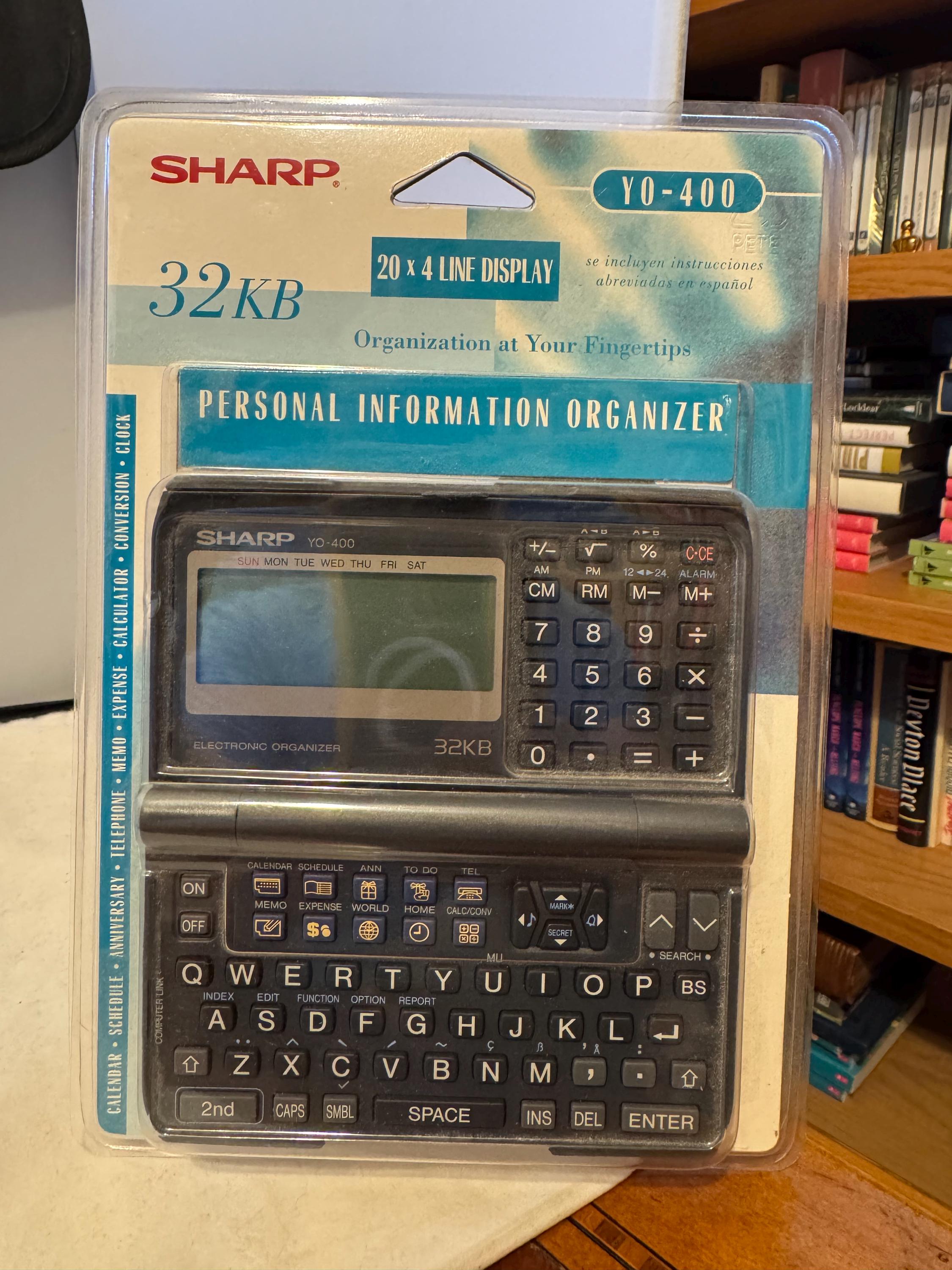 Sharp Yo-400 32KB - Personal Information Organizer - Etsy