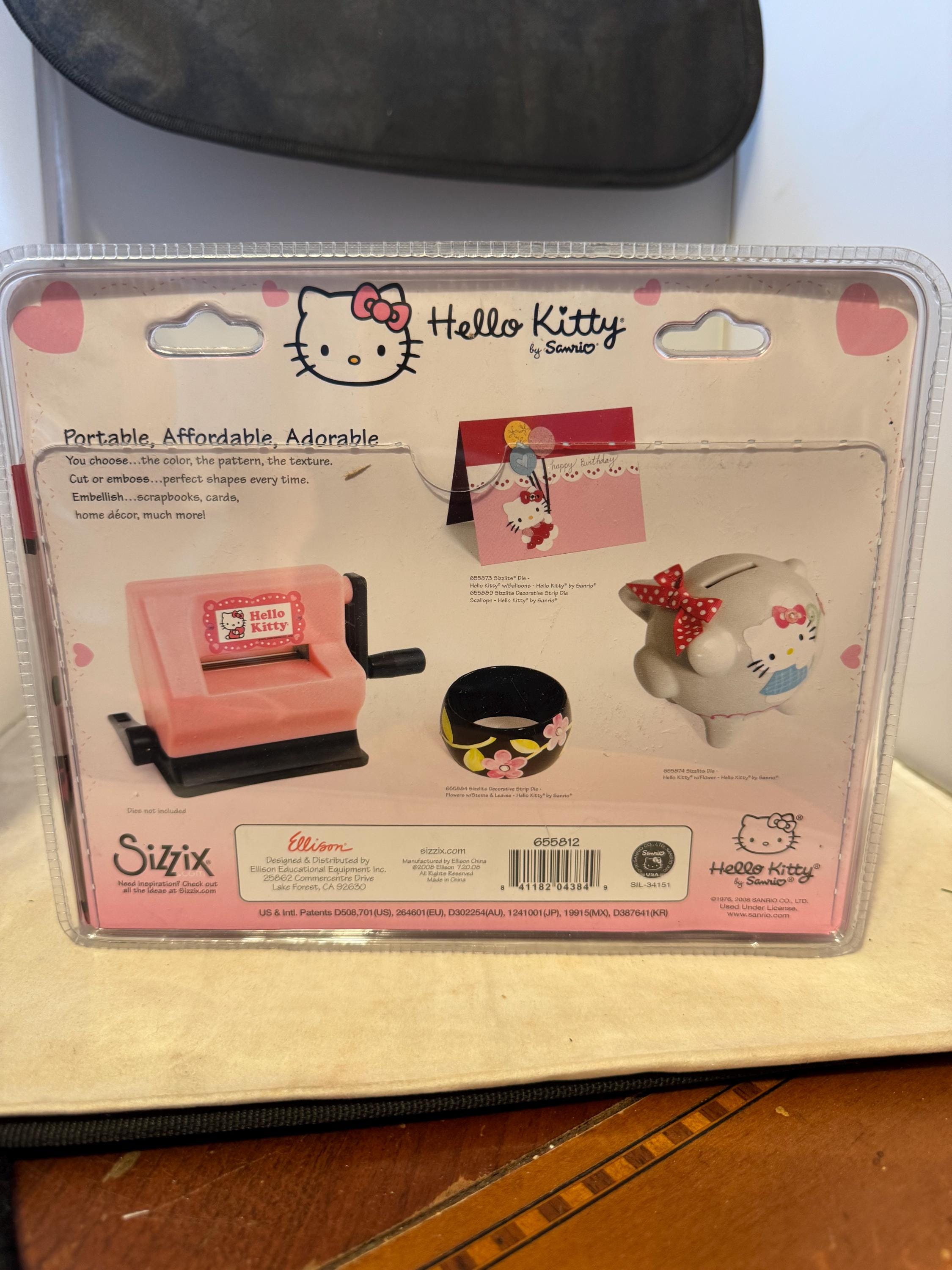 Hello Kitty - Sizzix Sidekick - Little Shape-cutting and Embossing
