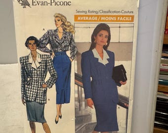 Butterick Pattern 5776 Size 6-8-10 - Evan-Picone - Misses' Jacket, Skirt & Blouse
