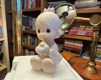 Vintage Precious Moments Figure *baby's First Christmas 1993 (girl) by ...