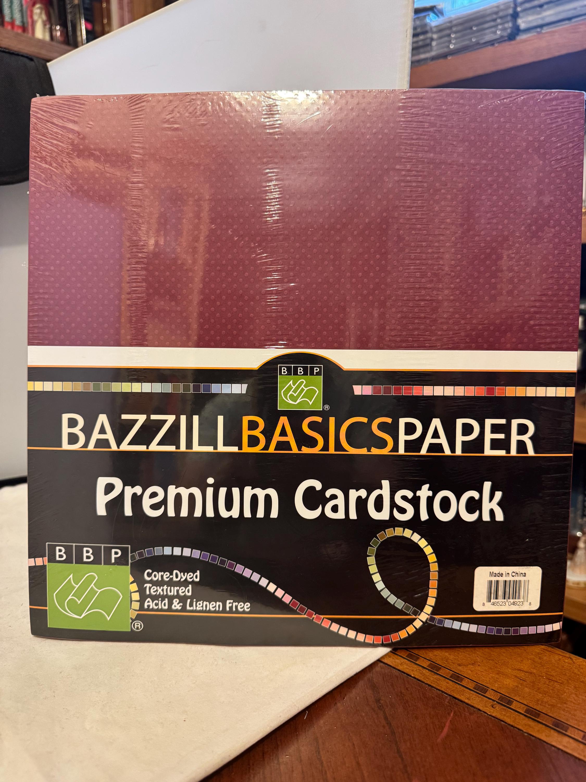 Bazzill ベーシックペーパー - プレミアムカードストック 12インチ x