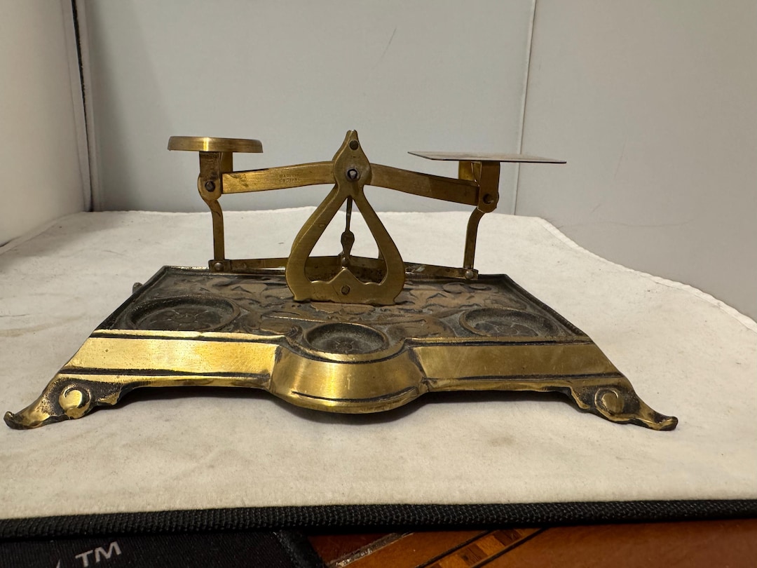 Brass Antique Postal Scale - No Weights - Etsy
