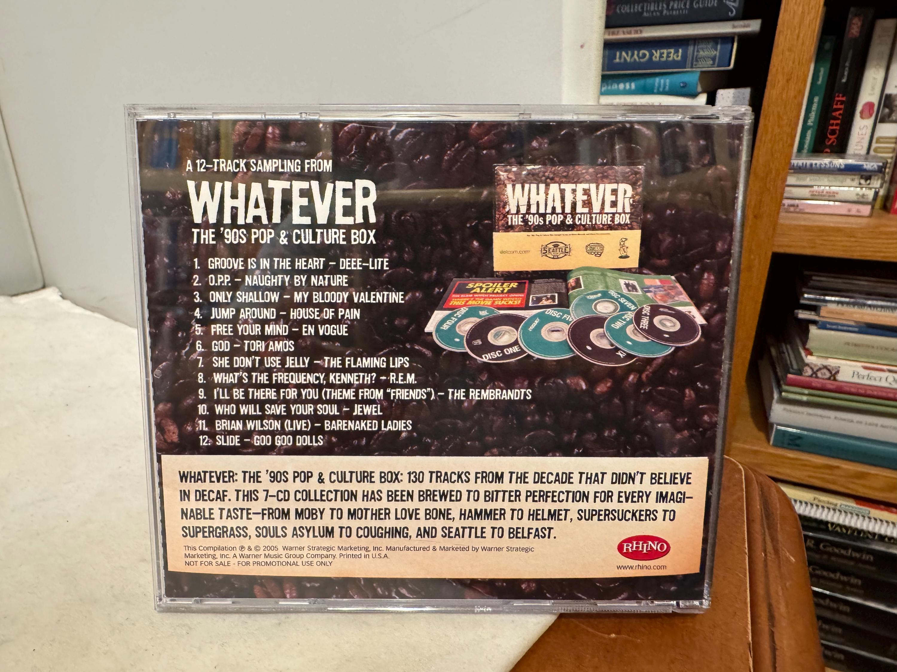 Whatever: 90's Pop & Culture Box - Promo CD - Used - Etsy