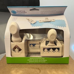 Martha Stewart Crafts - Punch Around The Page Set - Clover