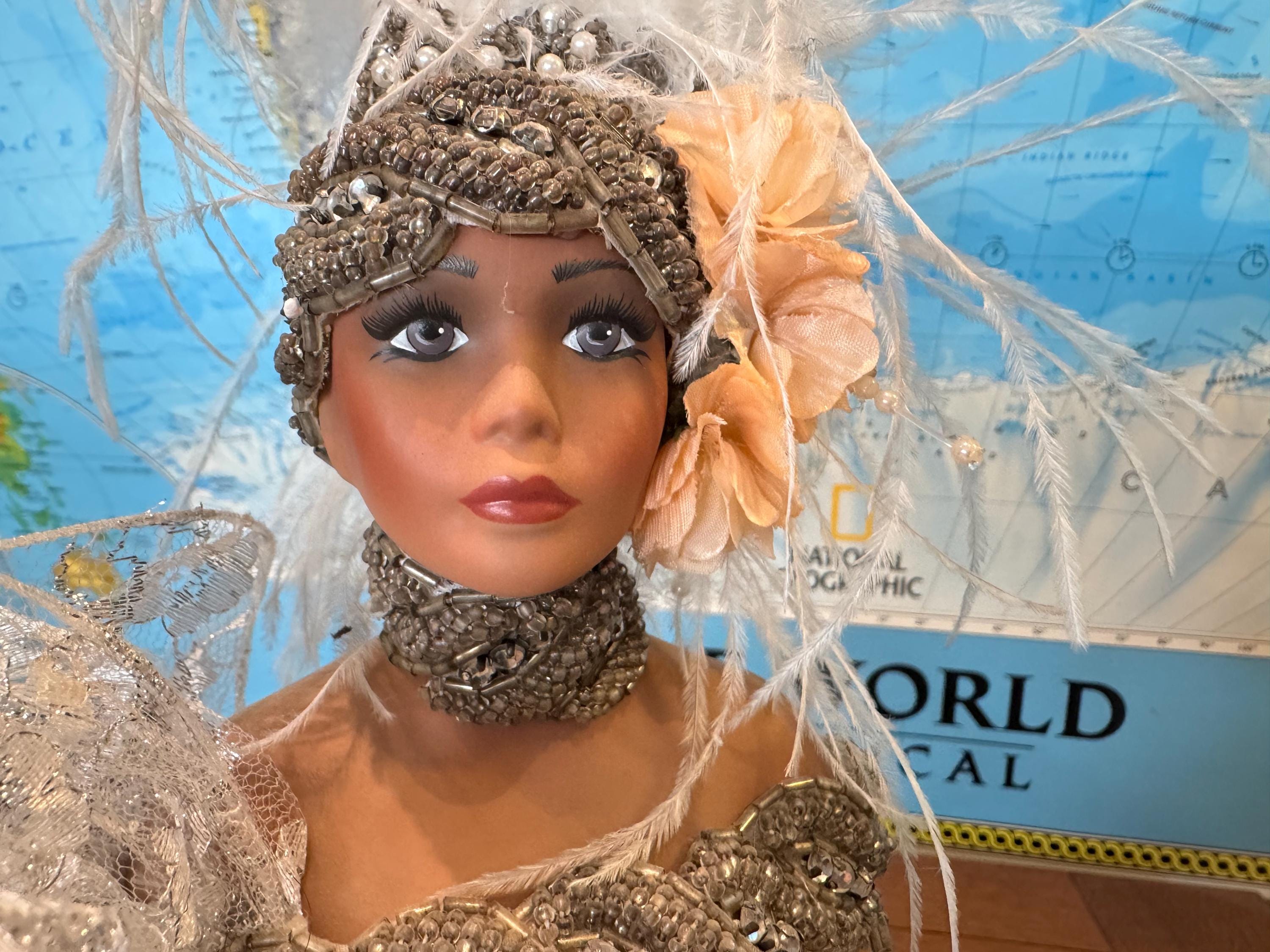 1998 Rustie Porcelain Doll - Showgirl - 17