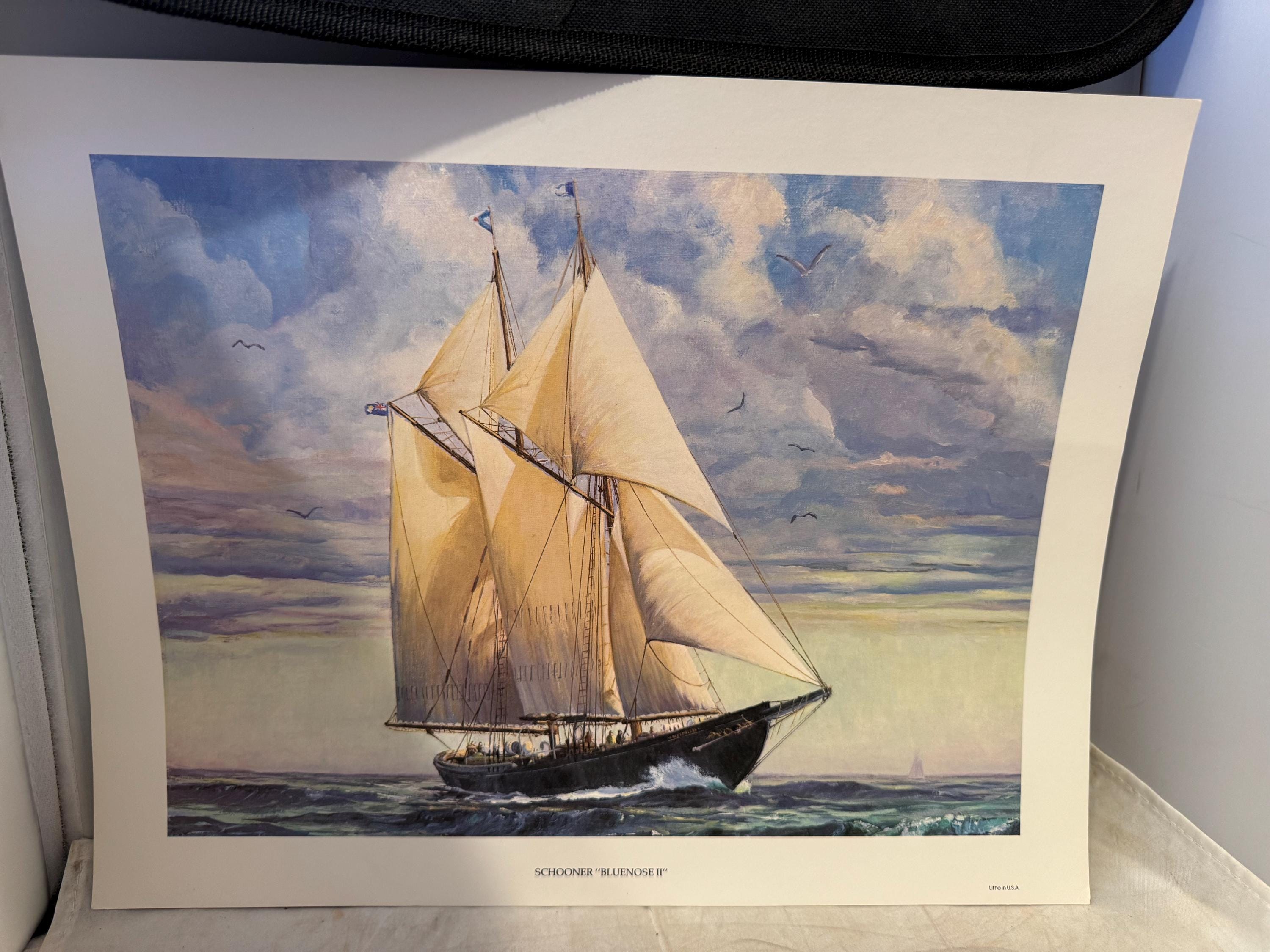 Ship Prints - Schooner 