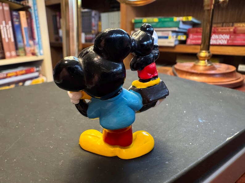 Figura vintage de Mickey Mouse de Disney de Applause en PVC / Rara imagen 3