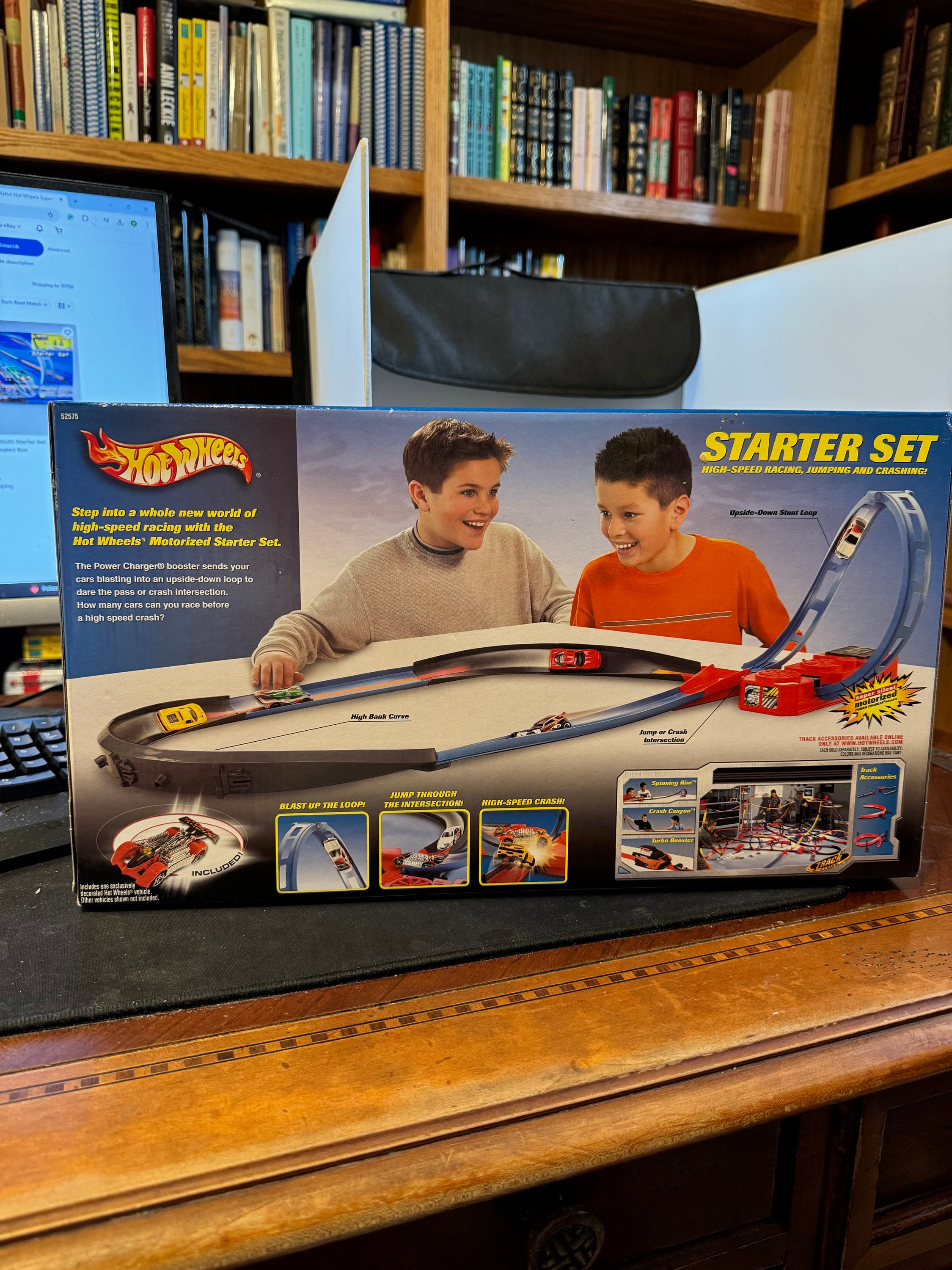2001 MATTEL Hot Wheels Super Starter Set Motorized Racing - Etsy
