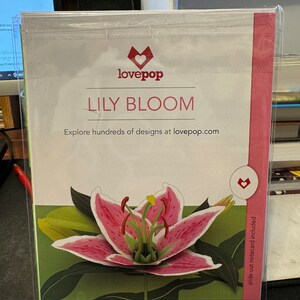 Lily Bloom - Lovepop - Biglietto d'auguri pop-up 3D - Nuovo